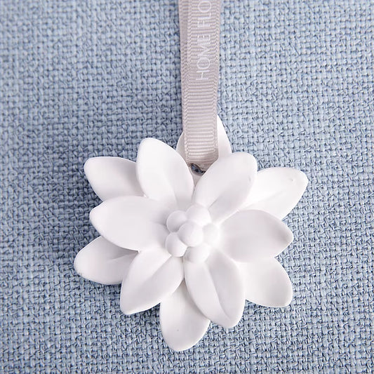 1Pcs Homeflower Ceramic Aromatherapy Air Freshener Home Decor Aroma Diffuser Mist Maker Diffuser with Aromatic Ribbon Home Decor